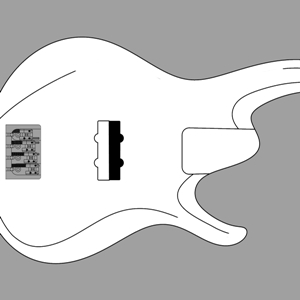 Mid H With Splitter: Single Coil on Neck Side
