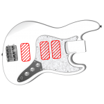 Jawbone With 3 Pickups: H In Bridge Position