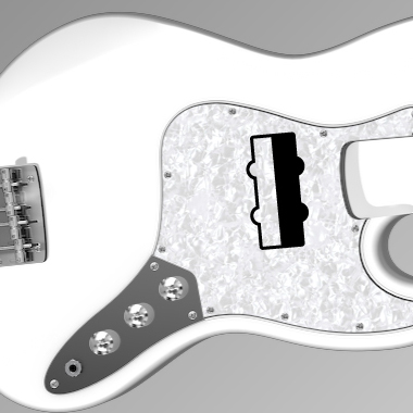 Neck H with splitter: single coil on neck side